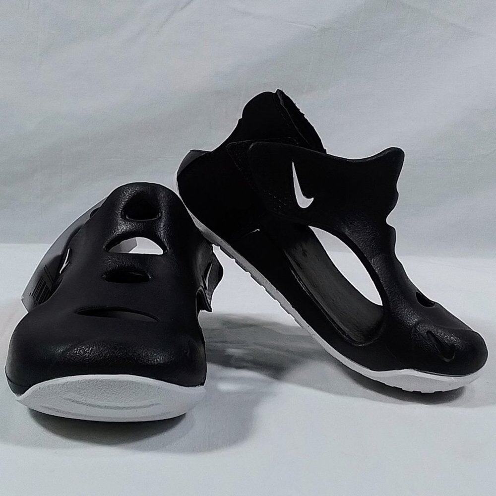 NIKE Sunray Protect 3 Toddler Sandals -10 - Black/White - NWOB